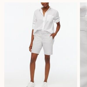 J.crew 9" Frankie bermuda Shorts‎ in Oyster Grey Size 12 NWT